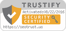 Trustify security certificate provided by a local SEO expert.
